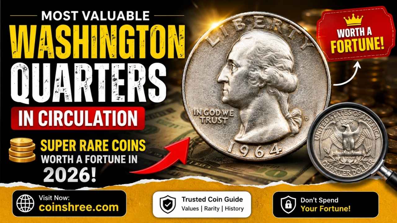 Most Valuable Washington Quarters in Circulation – Super Rare Coins Worth a Fortune in 2026