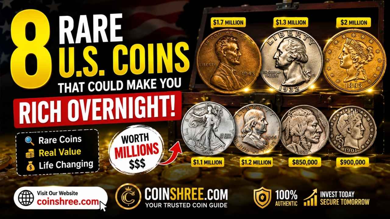 8 Rare U.S. Coins That Could Make You Rich Overnight