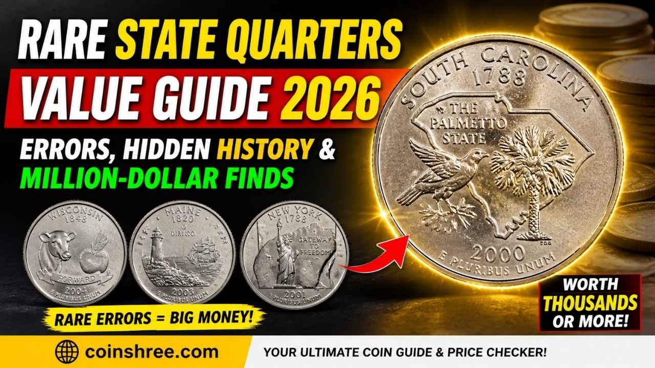 Rare State Quarters Value Guide 2026: Errors, Hidden History & Million-Dollar Finds