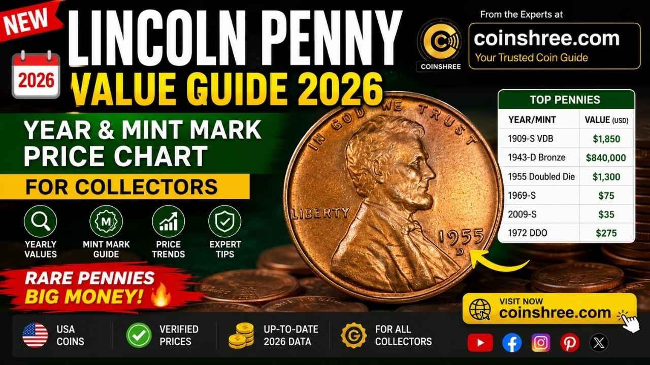 Lincoln Penny Value Guide 2026: Year & Mint Mark Price Chart for Collectors