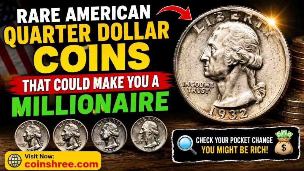 Rare American Quarter Dollar Coins That Could Make You a Millionaire Overnight in 2026