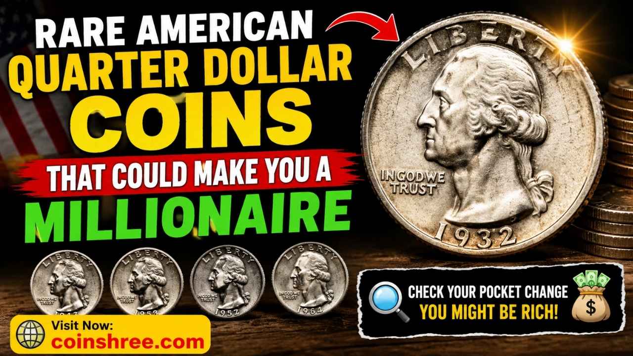 Rare American Quarter Dollar Coins That Could Make You a Millionaire Overnight in 2026