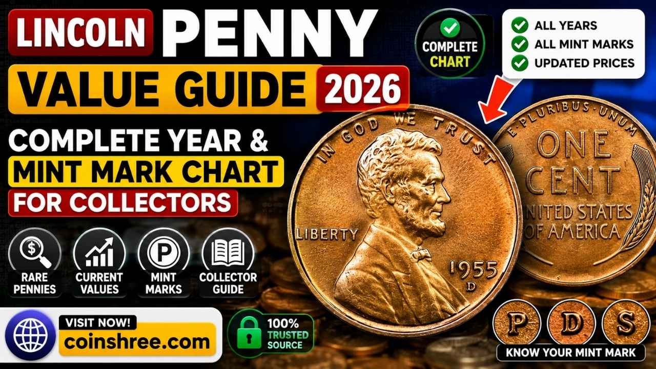 Lincoln Penny Value Guide 2026: Complete Year & Mint Mark Chart for Collectors