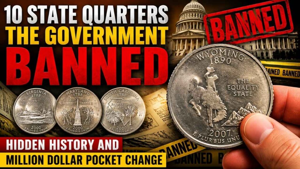 10 State Quarters the Government Banned: Hidden History and Million Dollar Pocket Change