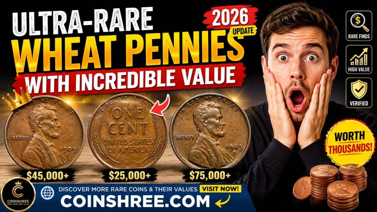 Ultra‑Rare Wheat Pennies With Incredible Value – Most Valuable Pennies Worth a Fortune in the USA