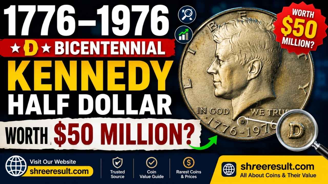 1776–1976 D Bicentennial Kennedy Half Dollar Worth $50 Million?
