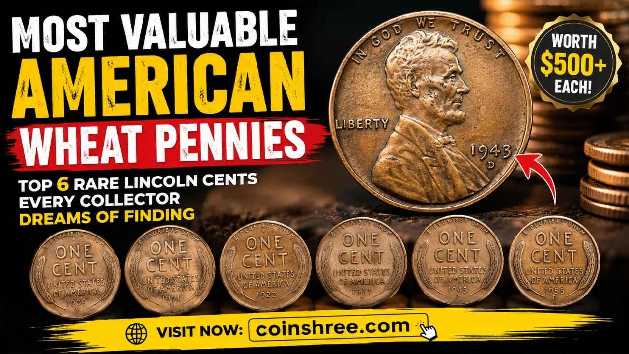 Most Valuable American Wheat Pennies – Top 6 Rare Lincoln Cents Every Collector Dreams of Finding