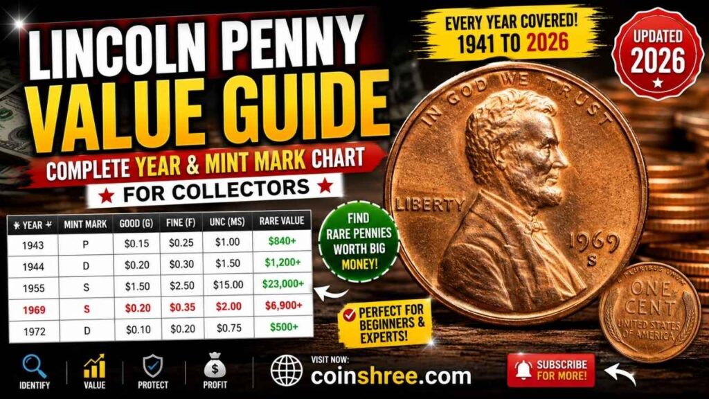 Lincoln Penny Value Guide 2026: Complete Year & Mint Mark Chart for Collectors