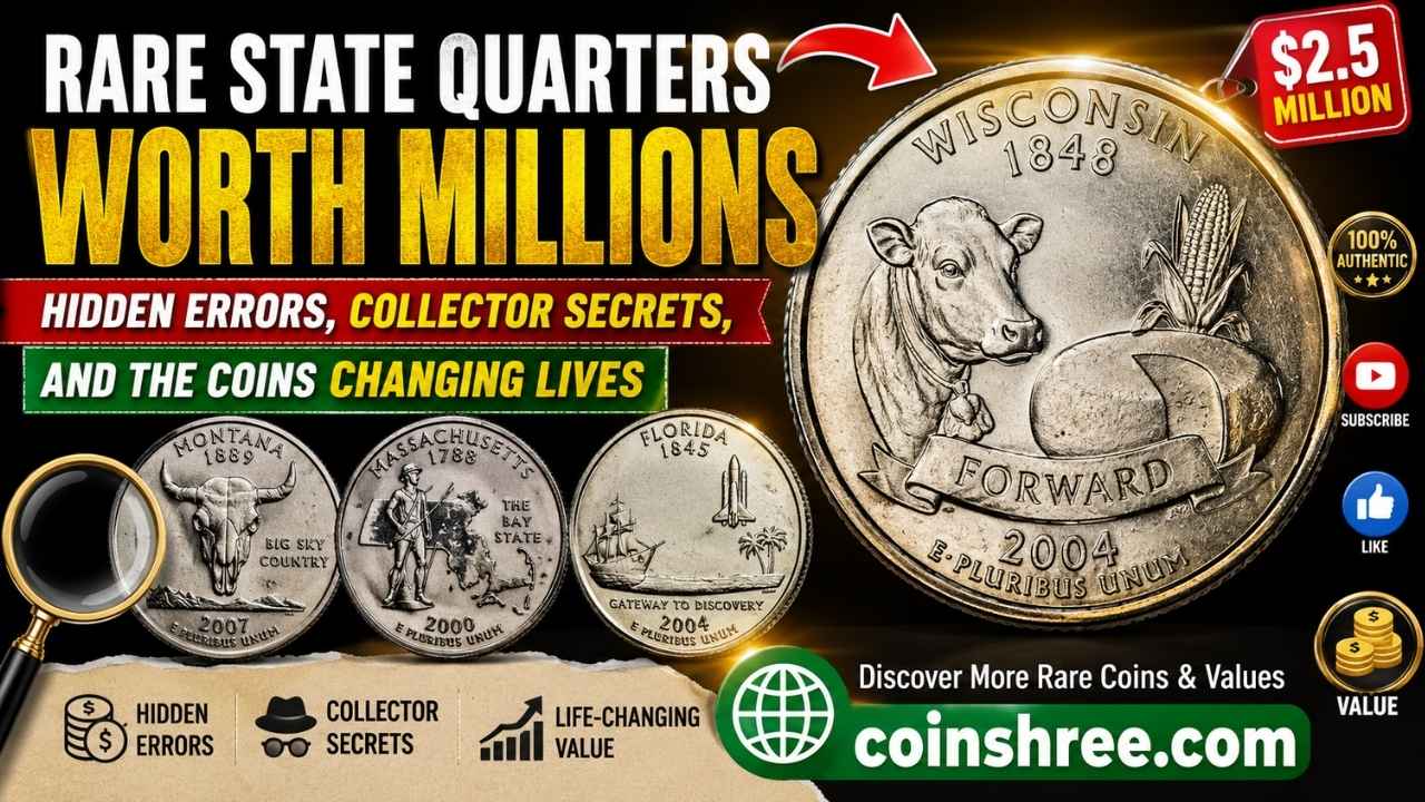 Rare State Quarters Worth Millions: Hidden Errors, Collector Secrets, and the Coins Changing Lives