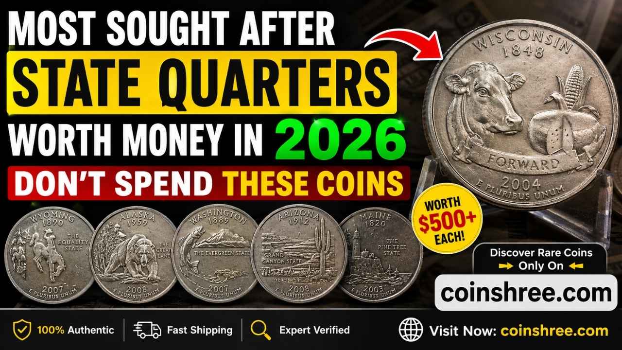Most Sought After State Quarters Worth Money in 2026 Don’t Spend These Coins