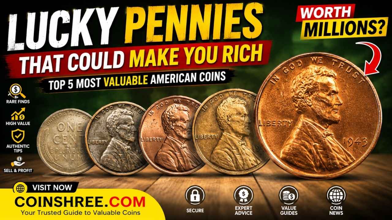 Lucky Pennies That Could Make You Rich – Top 5 Most Valuable American Coins