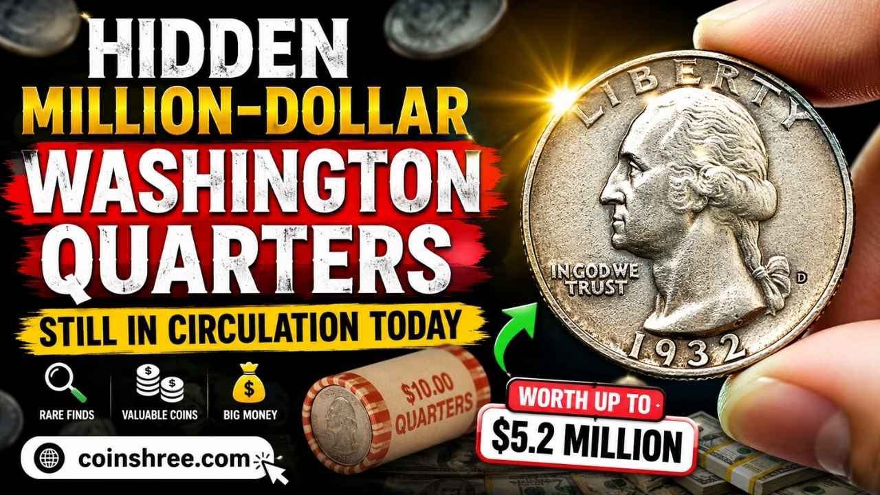 Hidden Million-Dollar Washington Quarters Still in Circulation Today