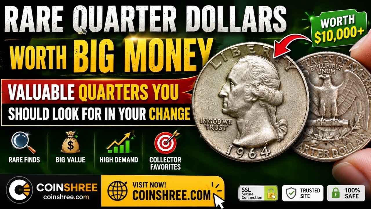 Rare Quarter Dollars Worth BIG Money: Valuable Quarters You Should Look For in Your Change