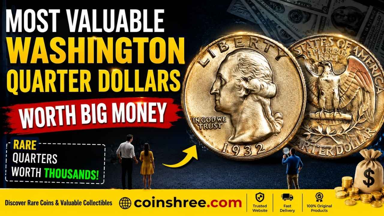 Top 5 Most Valuable Washington Quarter Dollars Worth Big Money