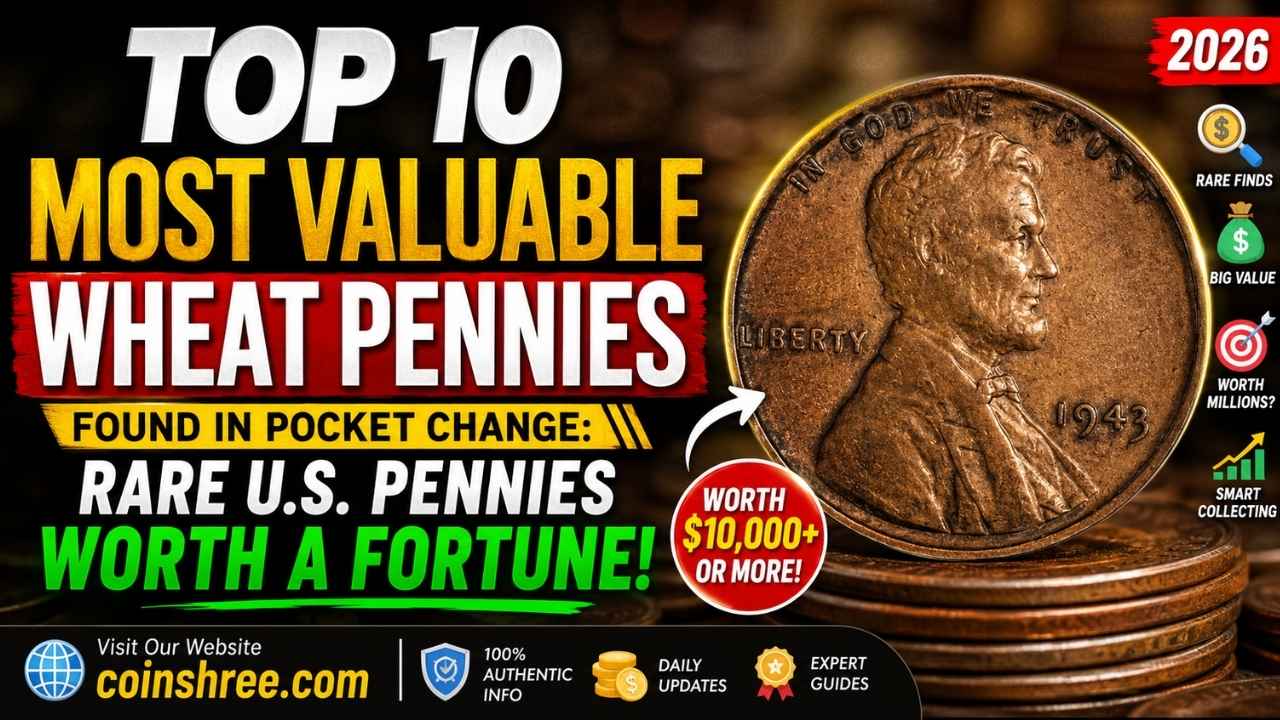 Top 10 Most Valuable Wheat Pennies Found in Pocket Change: Rare U.S. Pennies Worth a Fortune