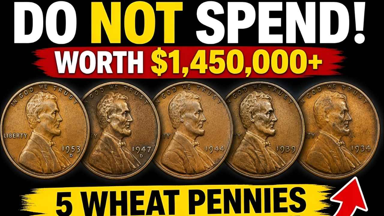 5 Rare Wheat Pennies Worth Over $1.4 Million – Hidden Treasure You Shouldn’t Spend
