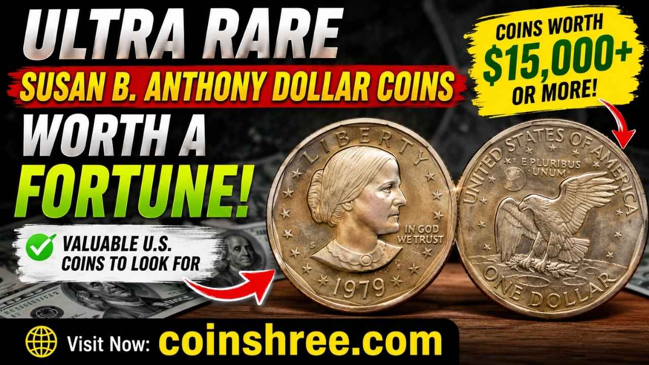 Ultra Rare Susan B. Anthony Dollar Coins Worth a Fortune – Valuable U.S. Coins to Look For