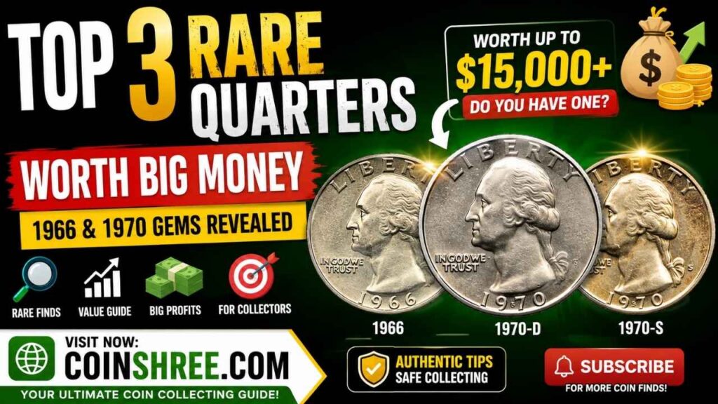 Top 3 Rare Quarters Worth Big Money: 1966 & 1970 Gems Revealed