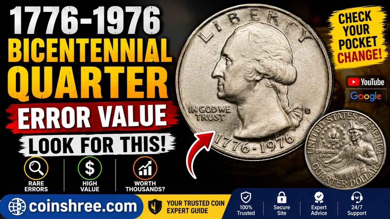 1776‑1976 Bicentennial Quarter Error Value – Look for This!