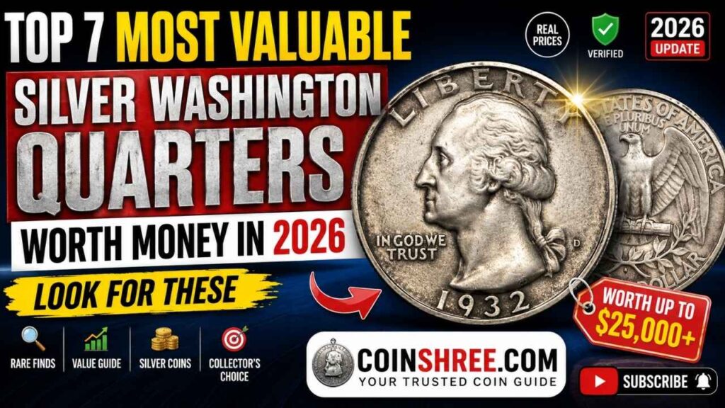 Top 7 Most Valuable Silver Washington Quarters Worth Money in 2026 – Look for These