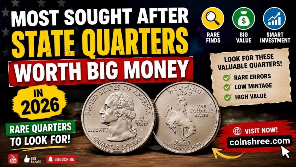 Most Sought After State Quarters Worth Big Money in 2026 Rare Quarters to Look For