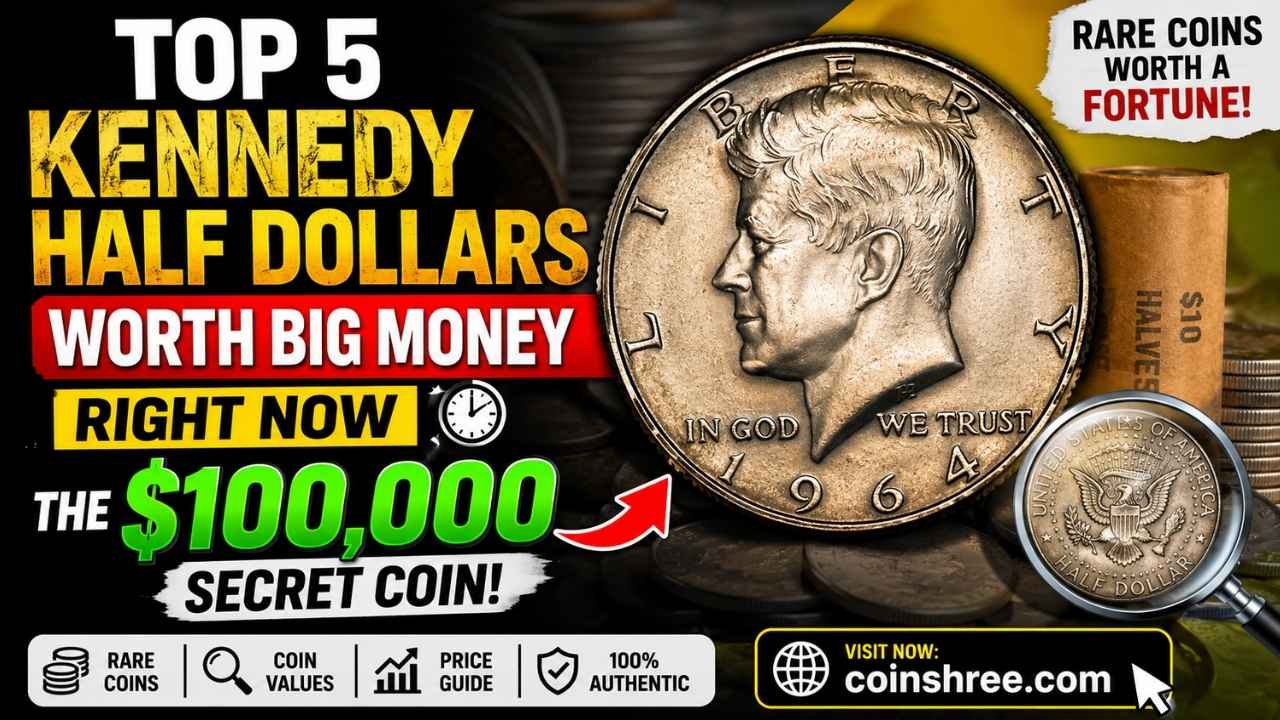 Top 5 Kennedy Half Dollars Worth BIG Money Right Now – The $100,000 Secret Coin!