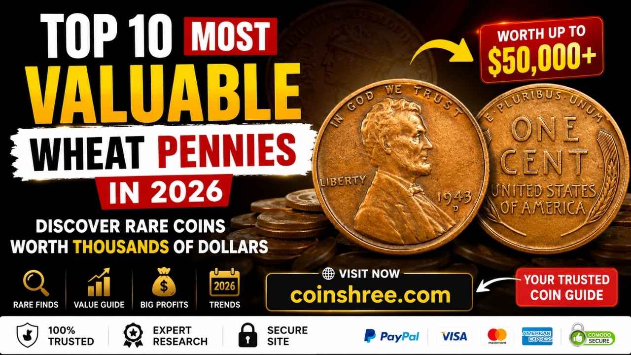 Top 10 Most Valuable Wheat Pennies in 2026 – Discover Rare Coins Worth Thousands of Dollars