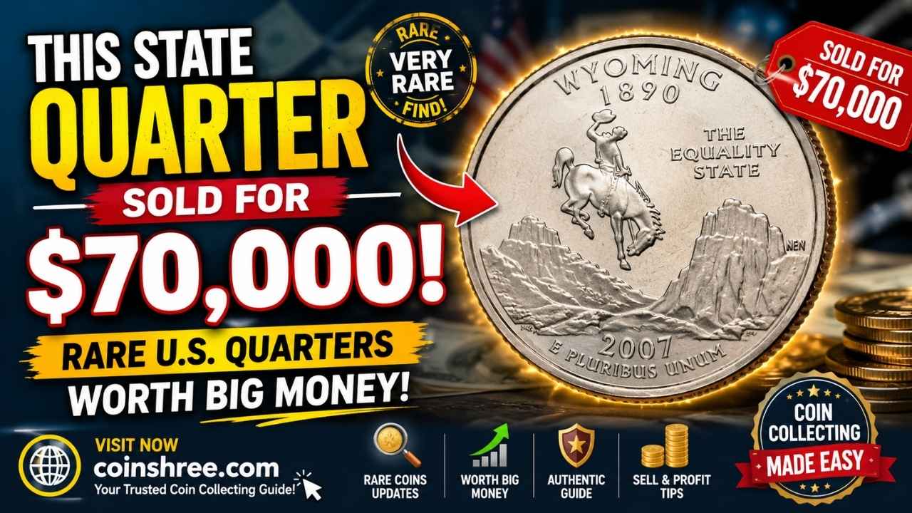 This State Quarter Sold for $70,000 – Rare U.S. Quarters Worth Big Money!