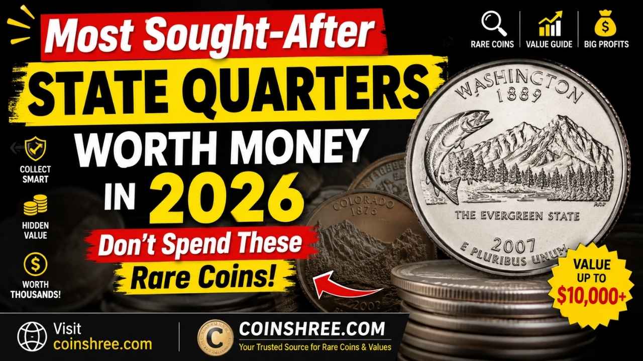 Most Sought-After State Quarters Worth Money in 2026 – Don’t Spend These Rare Coins!
