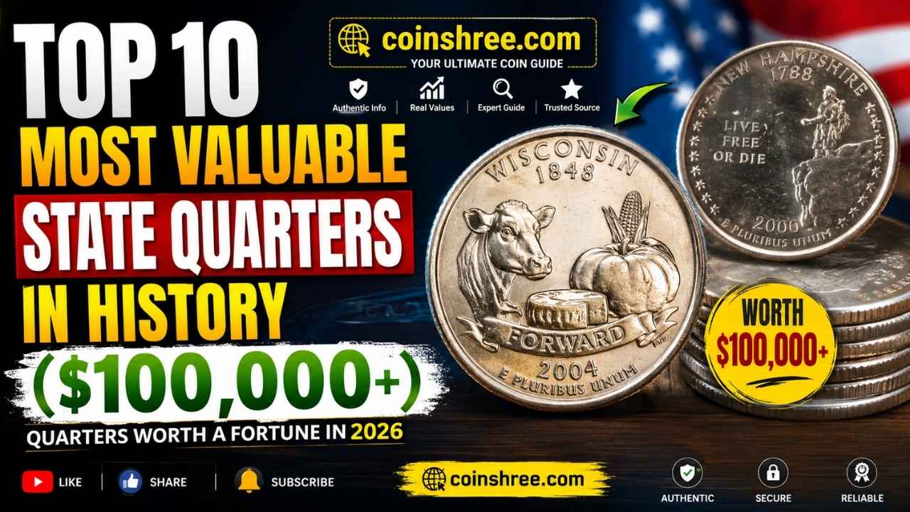 Top 10 Most Valuable State Quarters in History ($100,000+) – Quarters Worth a Fortune in 2026