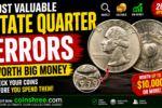 Most Valuable State Quarter Errors Worth Big Money: Check Your Coins Before You Spend Them