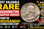 Most Valuable Rare Washington Quarter Errors Worth Thousands – Check Your Coins!