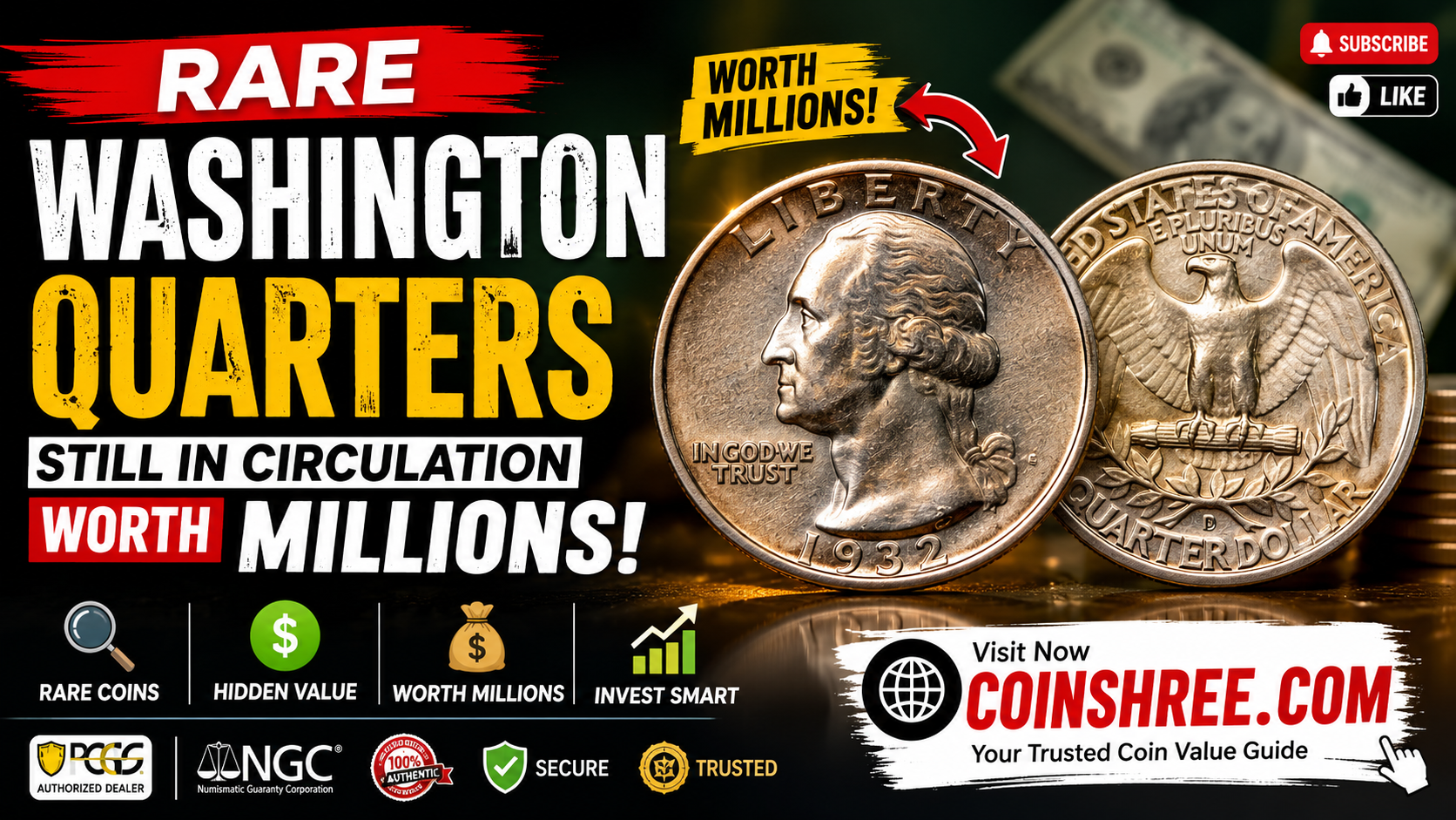 Rare Washington Quarters Still in Circulation Worth MillionsIntroduction