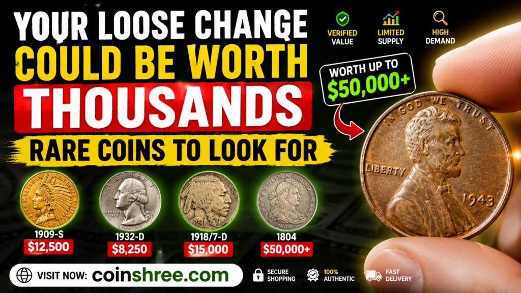 Your Loose Change Could Be Worth Thousands – Rare Coins to Look For