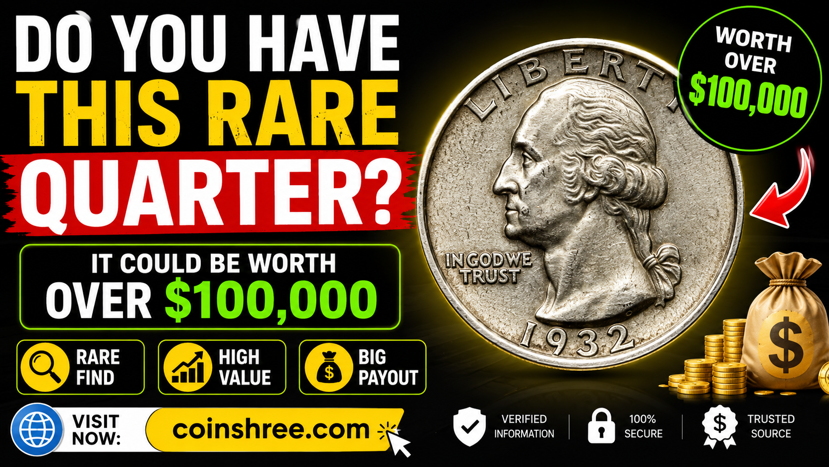 Do You Have This Rare Quarter? It Could Be Worth Over $100,000